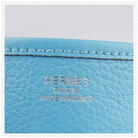 Hermes Evelyne III Bag Skyblue